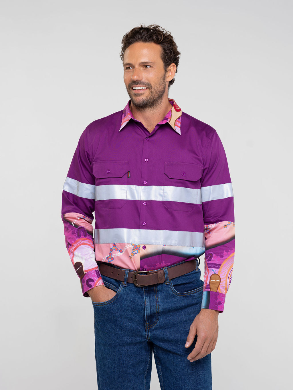 Gani Yirra x Challenge DV Purple workshirt
